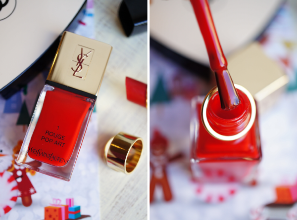 Yves Saint Laurent La Laque Couture #1 Rouge Pop Art. Чувство влюбленности.