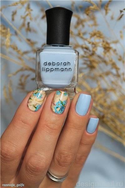 Deborah Lippmann - Blue Orchid + Milv дизайн